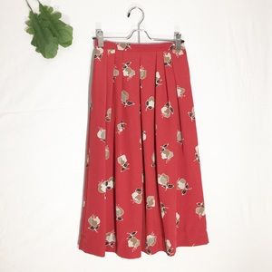 Jones New York | Pleated Maxi Floral Skirt